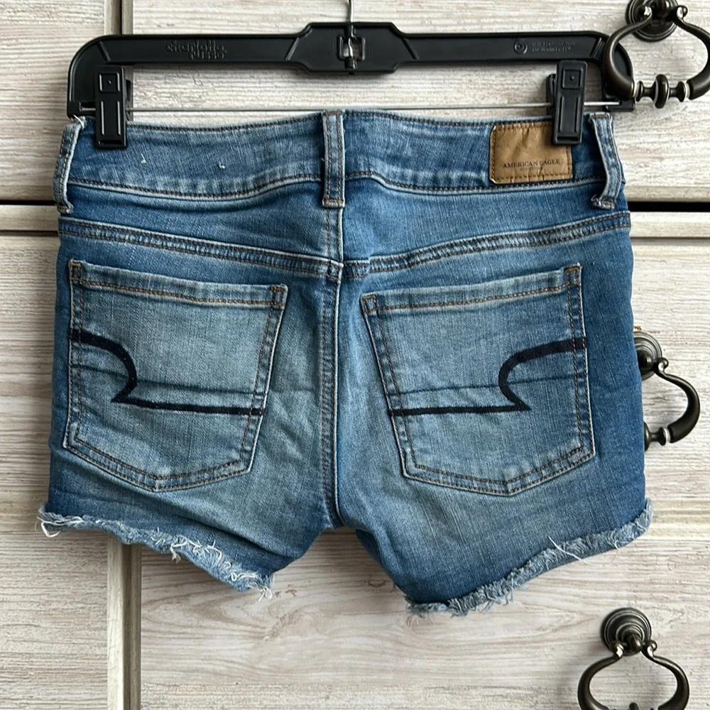 American Eagle Super Stretch Jean Shorts - Picture 2 of 2